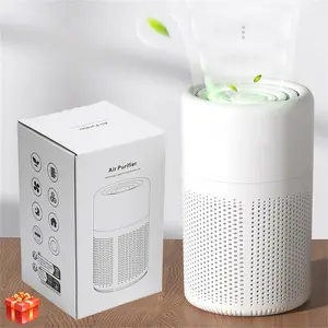 Portable USB Air Purifier with HEPA Filter, Negative Ion Generator Efficient Purifying Air for Bedroom Office Living Room Use, Compact Design for Home Use