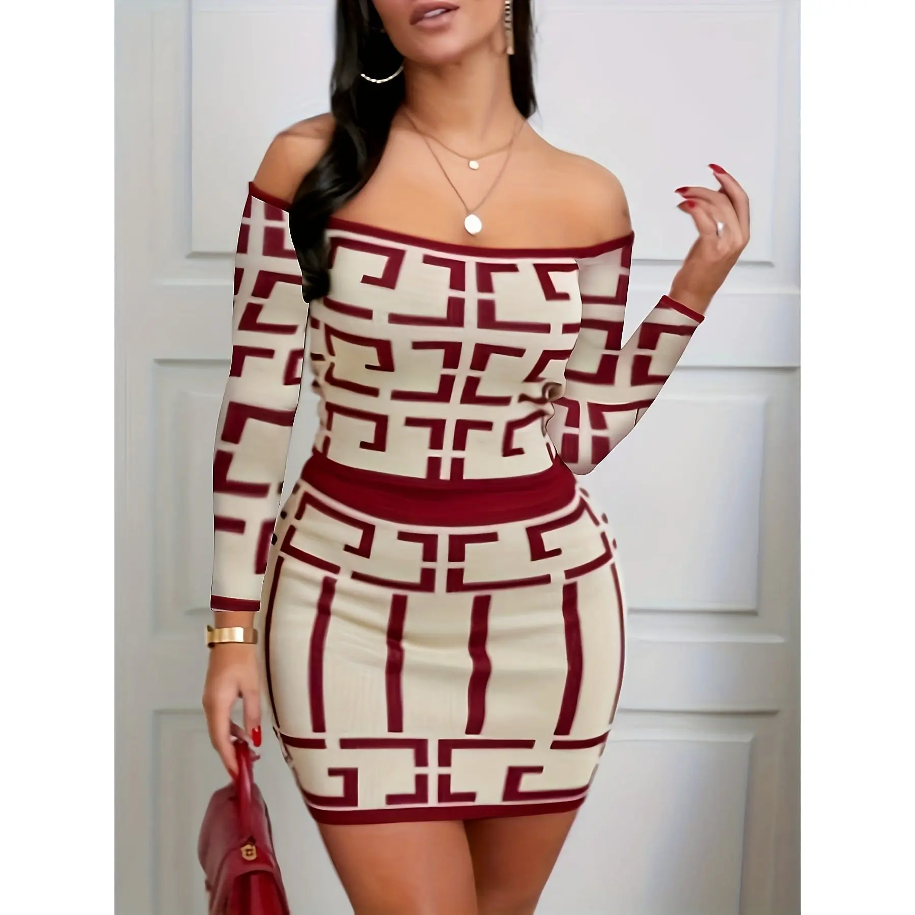 Casual Geo Print