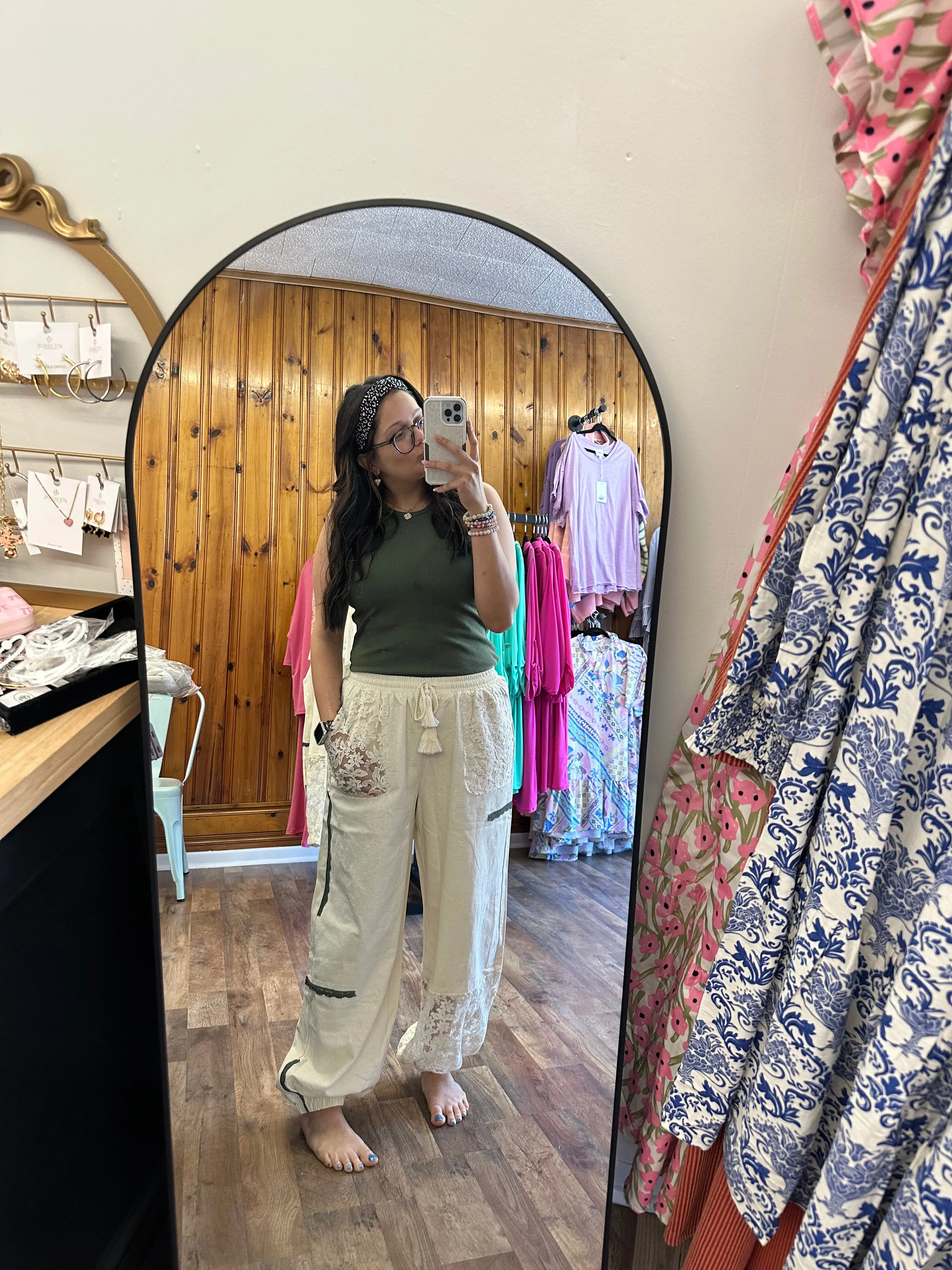 Patchwork Joggers