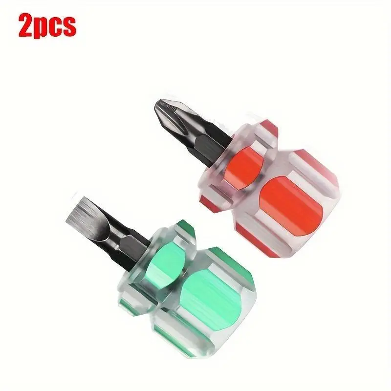 1pc Precision Screwdriver Set with Transparent Handle - Metal Mini Turnip Head Hand Tools, No Electricity Required, Screwdriver Bits