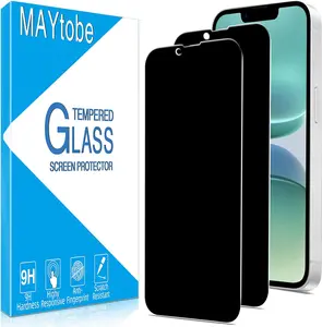 2Pack Privacy Screen Protector Designed for iPhone 16e Tempered Glass, Anti Spy, No Bubbles, Anti Scratch, Easy to Install