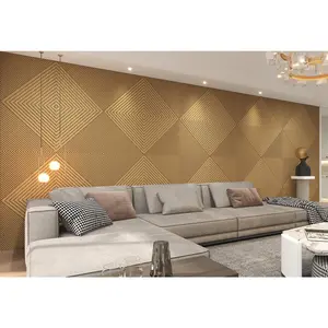 Geometric Acoustic Diffuser Wall Panels: Customizable Art