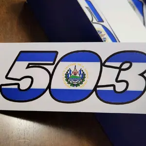 El Salvador 503 vinyl decal Sticker calcomanía