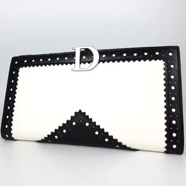 Pre-owned Other Other Christian Dior D'Trick Wallet Patent Leather 12764941297/386280