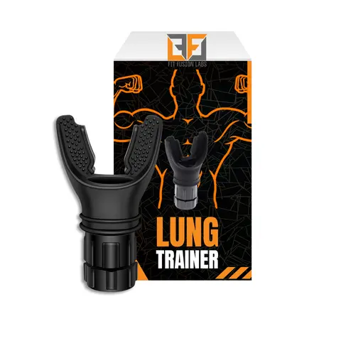 Fit Fusion Labs Lung Trainer for Breathing Exercises - Adjustable Resistance