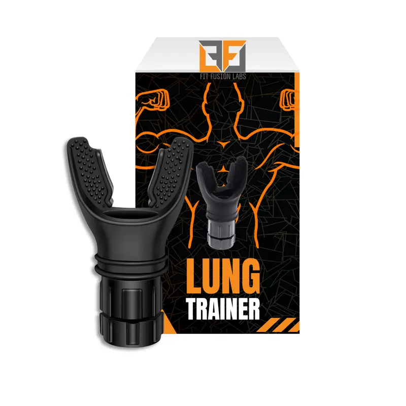 Fit Fusion Labs Lung Trainer for Breathing Exercises - Adjustable Resistance