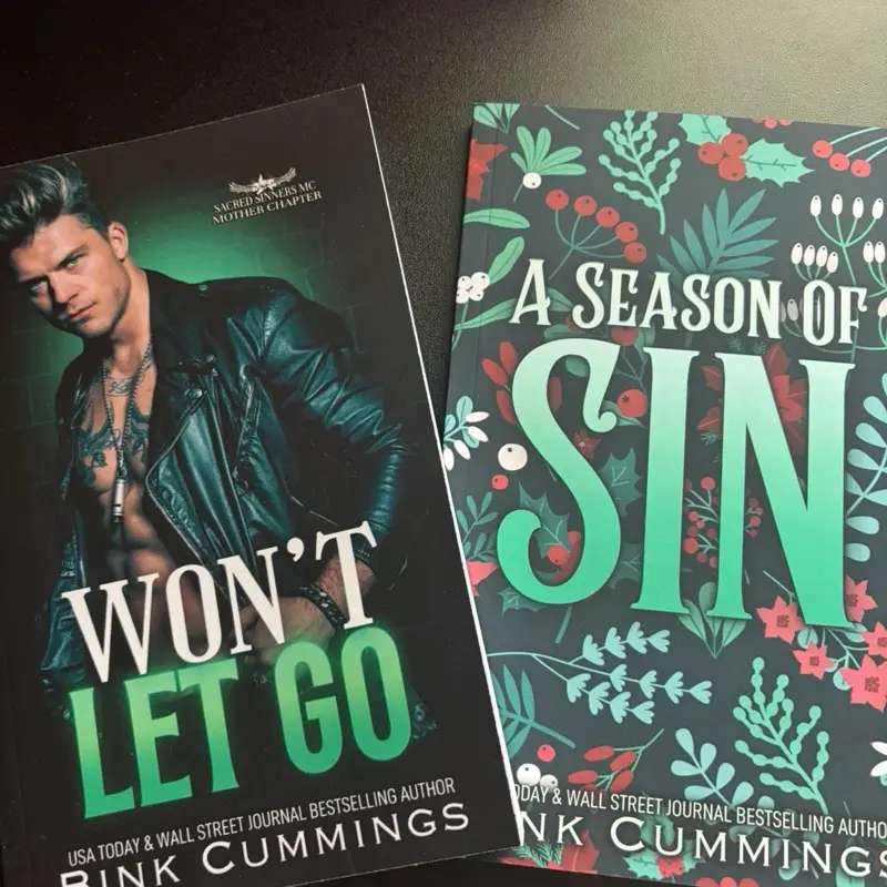 Misprinted or Damaged Bink Cummings Biker Romance Books - Your Choice of Selection