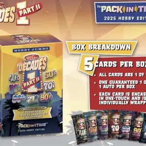 Wild Card Decades (Part 2) (Five 1/1 Cards including a 1/1 auto in every box!)