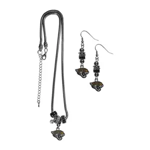 Siskiyou Sports NFL Euro Bead Earrings and Necklace Set