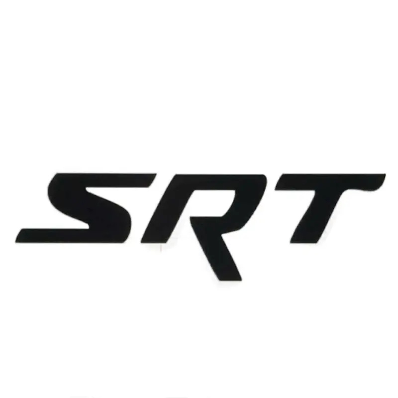 SRT Car Decal - High-Quality Black Vinyl Sticker for Car Decoration and Enhancement