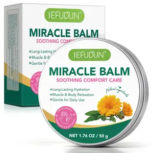 Miracle Balm - Soothing Massage Balm for Swollen Legs &amp; Body with Arnica Montana &amp; Calendula Marigold- Nourishing Message Cream for Legs &amp; Daily Care
