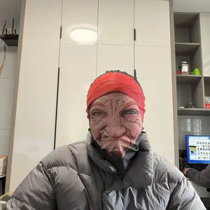 Funny Old Lady Mask, Breathable and Comfortable, Perfect Fit for Various Occasions, Halloween Costume Accessory, Fun Party Prop