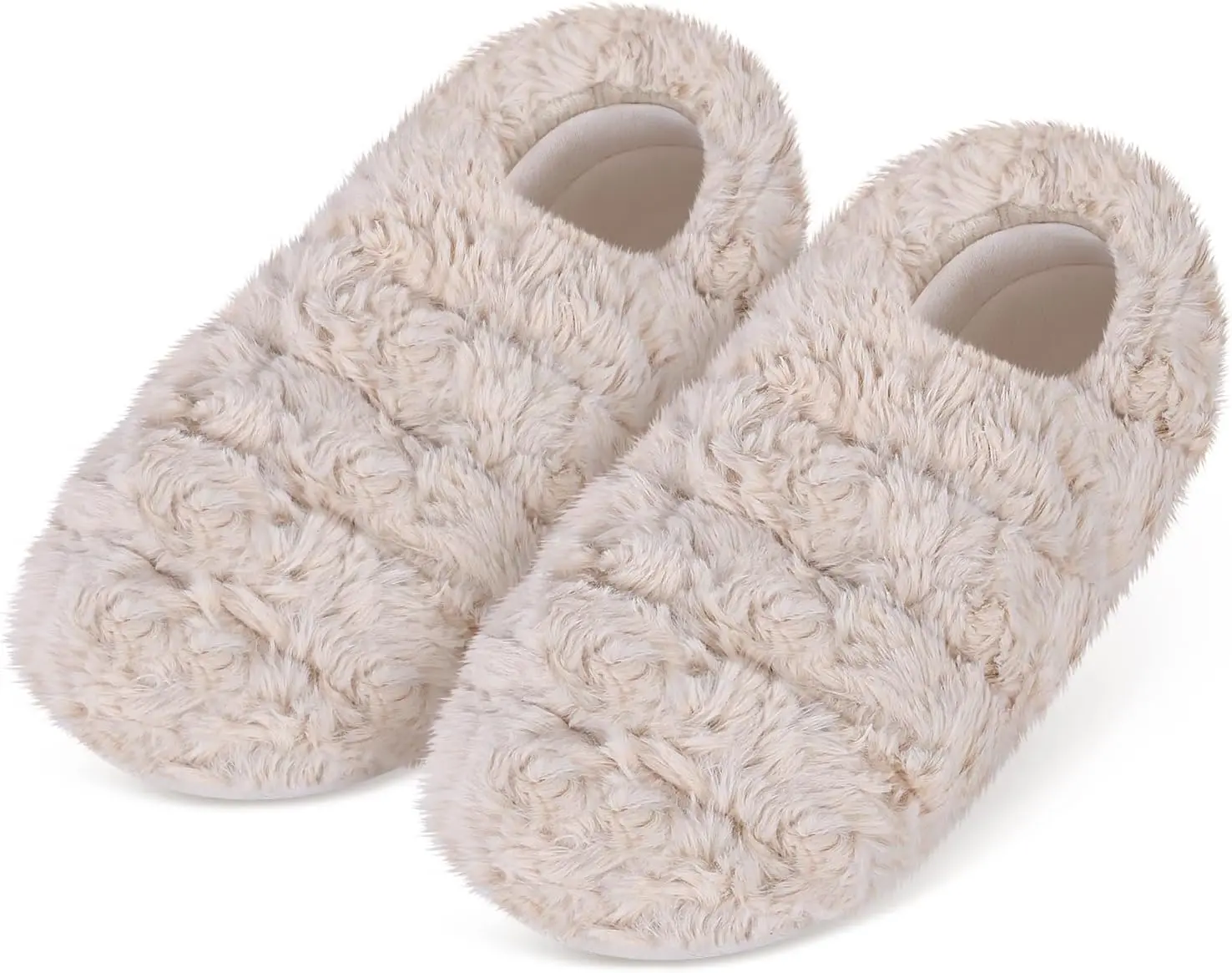 Microwavable Heated Patches Slippers with Natural Flaxseed Filling