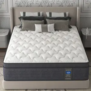 12 inch Twin Full Queen King Pillow Top Mattress , Memory Foam Individual Pocket Springs Mattress in a Box,Medium Firm,Perfect for Side Sleepers,  motion isolation，Breathable and Ergonomic Design ,  Back Relief Edge Support CertiPUR-US