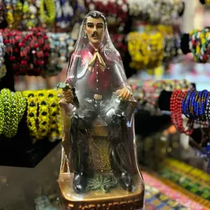 Red Malverde statue