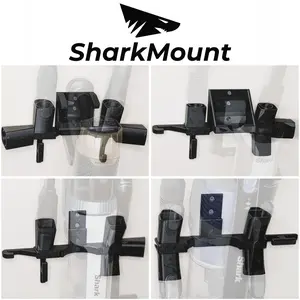SharkMount Versatile Wall Mount - Vacuum and up to 6 Attachments for Most Shark Vacuums