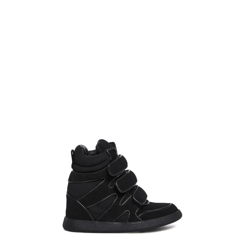 Ambient Wedge Sneakers - Black