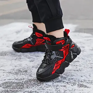 [Youngsters's |         Trendy] Lightweight Fashionable Youngsters's Snow Boots |         Thick EVA Soles and Plush Lining, Boys' Casual Shoes, Student Shoes, Outdoor Running Shoes Boys, Large Warm Autumn and Winter Models