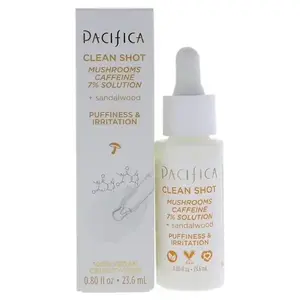 Pacifica Clean Shot Mushrooms and Caffeine Serum Oil Balance 100% Vegan-0.80 Oz