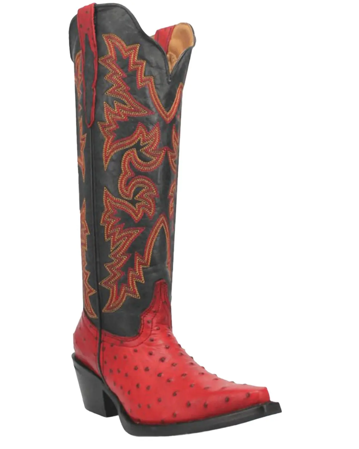 Dingo Women's Women'S Selene Tall Western Boot Snip Toe - Di220-Red