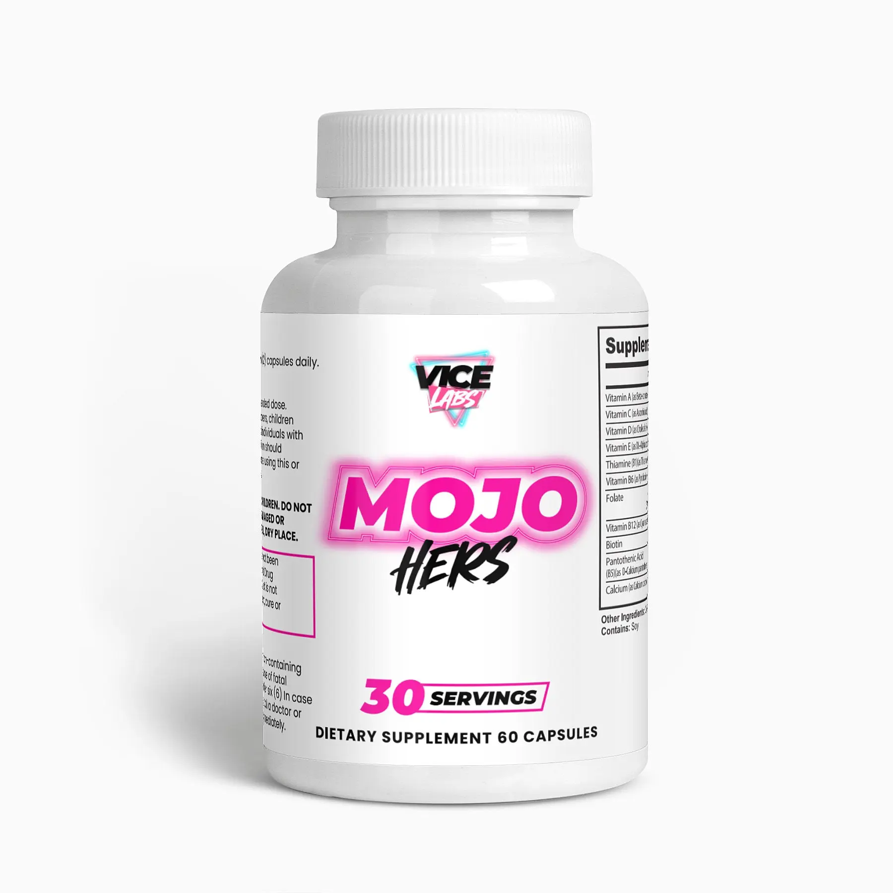 Vice Labs Mojo Hers - Hair, Skin & Nails Supplement for Women - 60 Capsules (30 Day Supply)