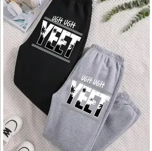 Vintage Black Jey Uso Four Letters Sweatpants, One Word Sweatpants, WWE Sweatpants, Trendy Top Sweatpants, Unisex Cotton Graphic Casual Sweatpants, Gift For Fan, Men and Women, Best Gift SS