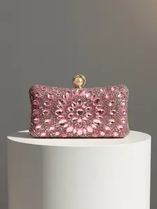 Elegant Evening Clutch Bag for Women, Rhinestone Design Handbag, Perfect for Weddings, Parties, Birthdays, Christmas, All Seasons