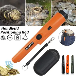 High Sensitivity Handheld Metal Detector, Waterproof 360° Scan Pointer, 800mah Rechargeable, Treasure Hunting Tool for Adults and Kids