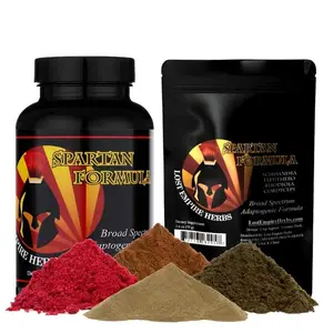 Lost Empire Herbs Spartan Broad Spectrum Adaptogenic Formula with Rhodiola, Cordyceps, Schisandra and Eleuthero - Energy, Fitness and Stress Support Dietary Supplement Healthcare Edible