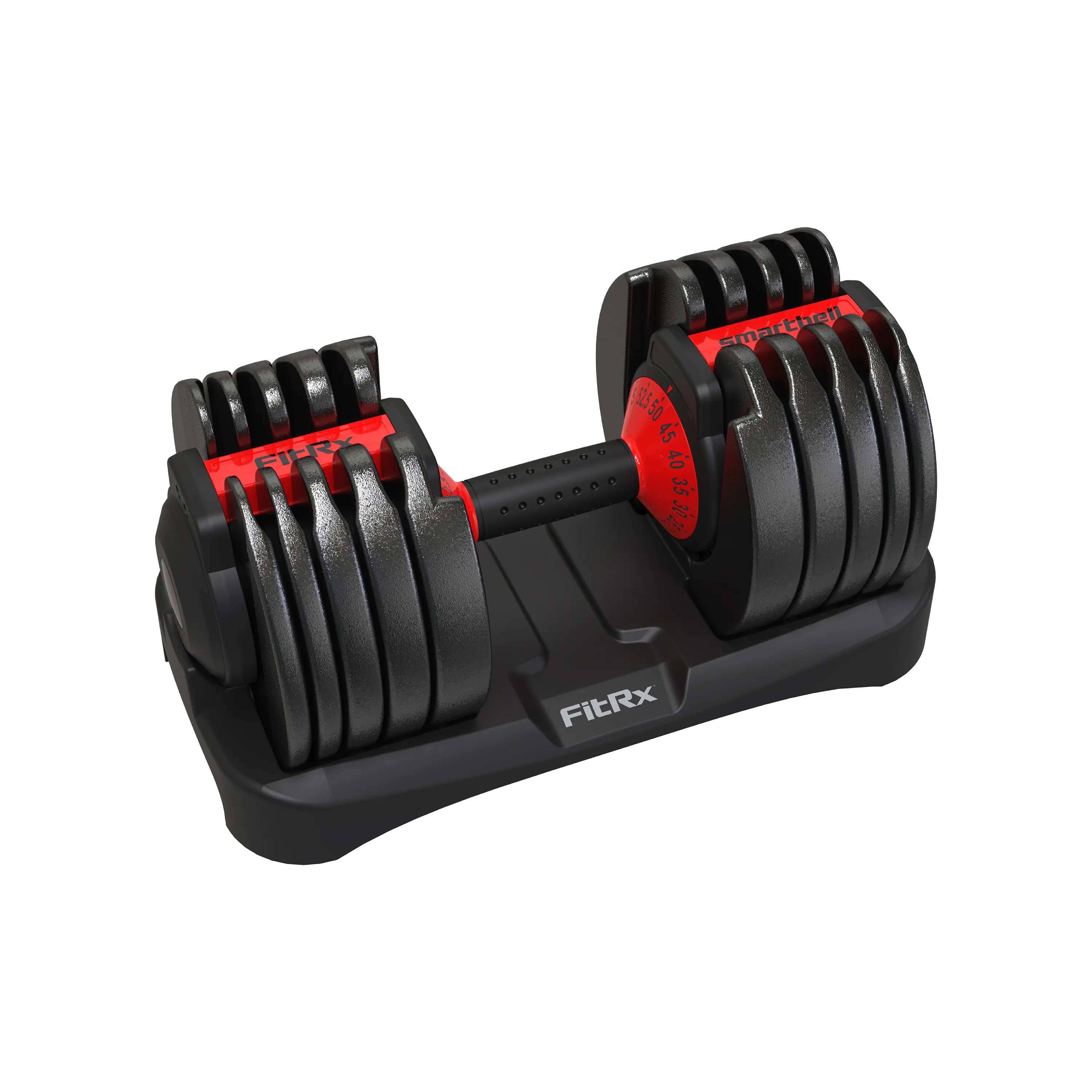 FitRx SmartBell, Quick-Select Adjustable Dumbbell, 5-52.5 lbs.