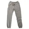 Mens Sweatpants Oversized, Unisex Cotton Fleece Drawstring Joggers, SS22 Everyday Sports Pants Loungewear Streetwear Dark Oatmeal Grey Breathable
