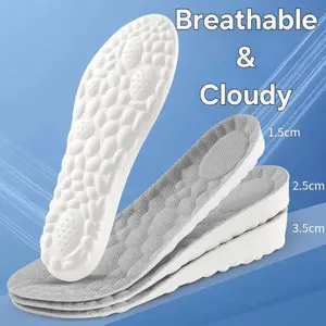 1 Pair Comfort Insoles for Men Women, Heavy Duty Support insoles, insole Pain Relief, Comfortable insoles,Soft Elastic Breathable Shoe Insoles, 1 Pair Comfortable Sports Insoles, Sweat Absorbent, height increase insoles, Shock Absorb insoles Pair