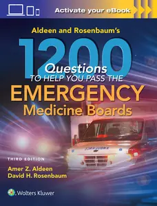 USED Book - Aldeen and Rosenbaum's 1200 Questions to Help You Pass the Emergency Medicine Boards by Aldeen, Amer (Paperback) - english