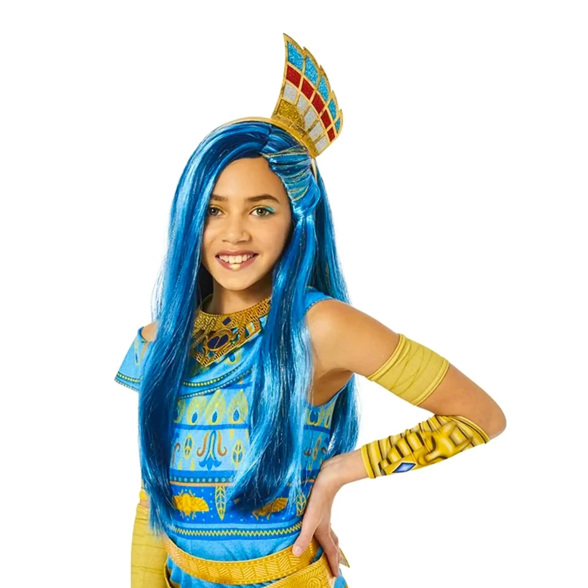Monster High Cleo De Nile Child Costume Wig, Christmas Party, Synthetic Costume Wigs