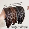 Elegant Braided Headband, Vintage Fishbone Weave Five Strand Hair Band, Wide Thick Anti-Slip Strap, Handmade Synthetic Hair Accessories, Knotted Headband, Hair Accessory Headband