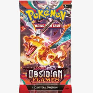 1x Pokémon Obsidian Flames Booster Pack - SV03: Obsidian Flames (OBF) Collectible Cards