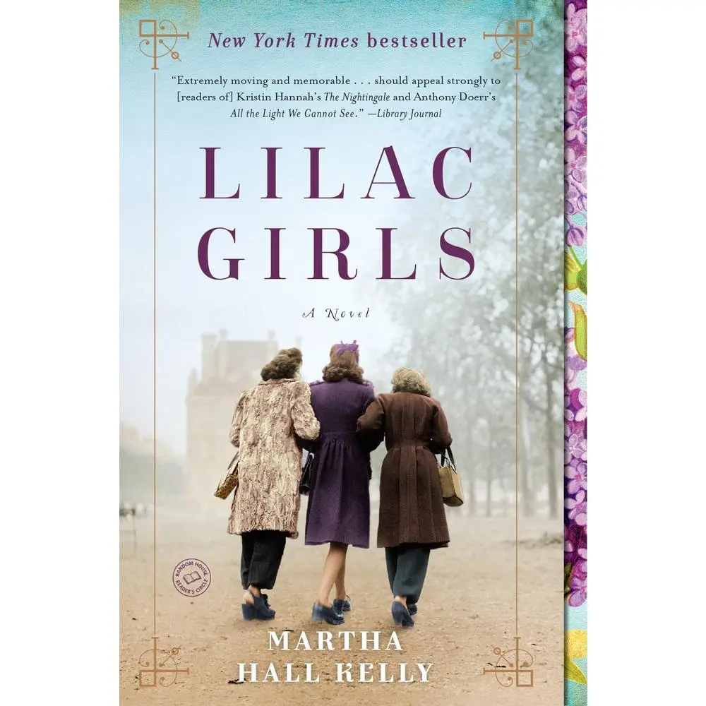Used Fiction Book - Lilac Girls by Martha Hall Kelly, 592pp Soft Cover Good Historical Fiction Reading Material for Book Clubs (English)