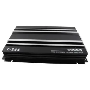 Car Power Amplifier 12V 4 Channel High Power Aluminum Alloy Car Audio Amplifier