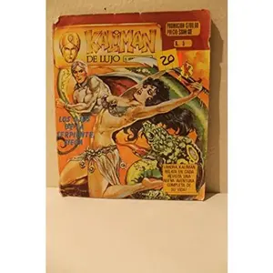 USED-KALIMAN, EL HOMBRE INCREIBLE, MEXICAN COMIC, SIMILAR MEMIN, ANICETO, HERMELINDA, by RAFAEL C. NAVARRO (Unknown)