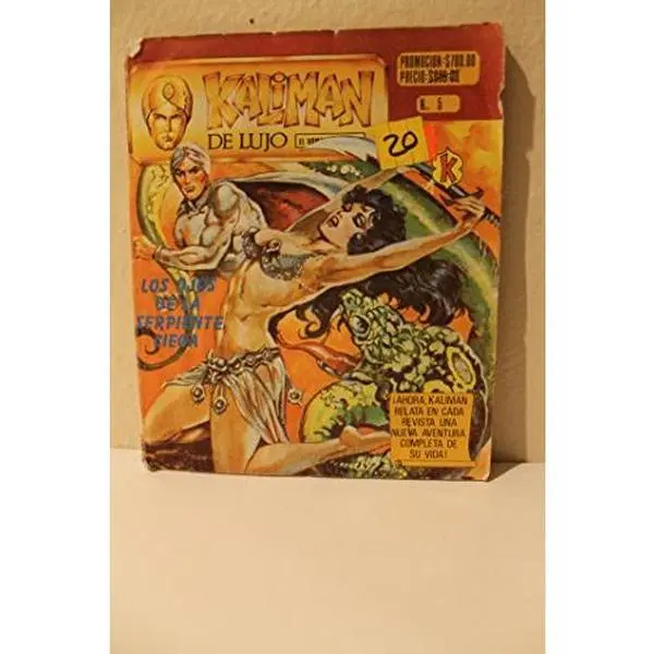 USED-KALIMAN, EL HOMBRE INCREIBLE, MEXICAN COMIC, SIMILAR MEMIN, ANICETO, HERMELINDA, by RAFAEL C. NAVARRO (Unknown)