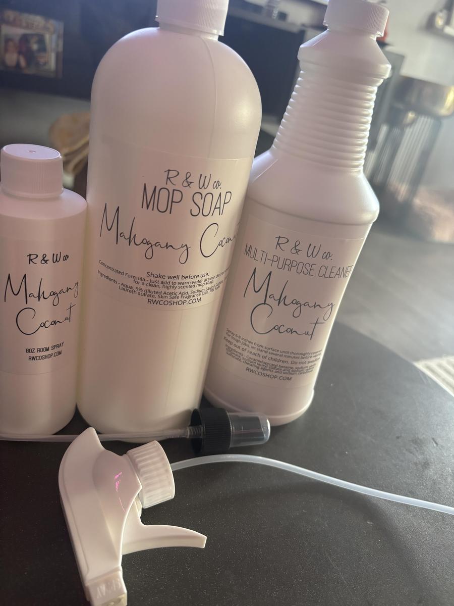 Item: Mahogany Coconut Cleaning Day Bundle