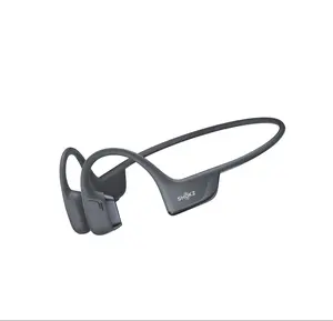 SHOKZ OpenRun Pro 2 - Open-Ear, Bone Conduction Sport Headphones - Sweat Resistant, Workout Headphones with Deep Bass and Smart Mic