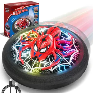 Spider Hover Soccer Ball with LED Lights, Light-Up Ball, Indoor Games for Kids, Football Game Toy with USB Rechargeable Battery, Boys & Girls Boys for Age3+