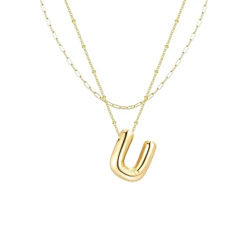 Paper clip double chain U