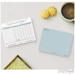 Cash Denomination Breakdown Sheet, Reusable, Laminated - Sinking Fund Breakdown, Worksheet