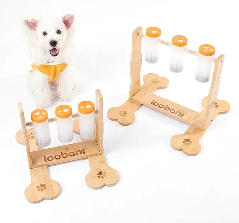 Dog Food Puzzle Toys, Interactive Dog Toys for Dogs IQ Training and Mental Stimulation, Three Adjustable Height Dog Treat Toy, Dog Slow Feeder Toy for