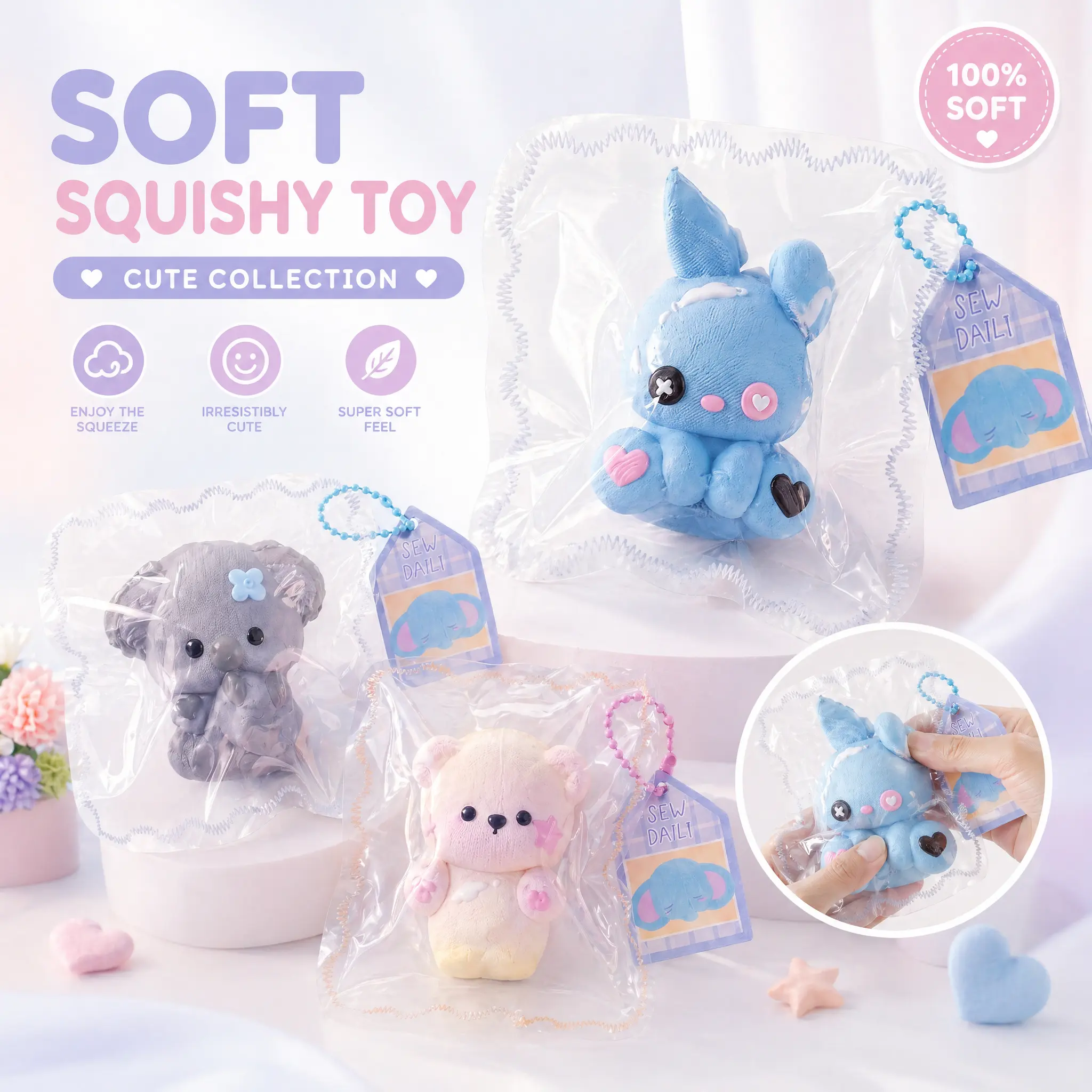 Squishy toy squeezy squishiesToys ,Soft TPR Stress Relief，Crafted using Safe Japanese Techniques，Toy Squeeze Autism Toys Stress Relidf toy, Silicone Pinch Valentine's Day & Easter Gifts, Ideal for Kids' Exchanges outdoorfun
