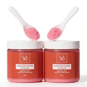 VB BLANQUEACULOS AZUCAR GLOW Exfoliant & Brightening Sugar Scrub Hydrating Exfoliating Facial Cleanser for Smooth Skin Cleansing 100g