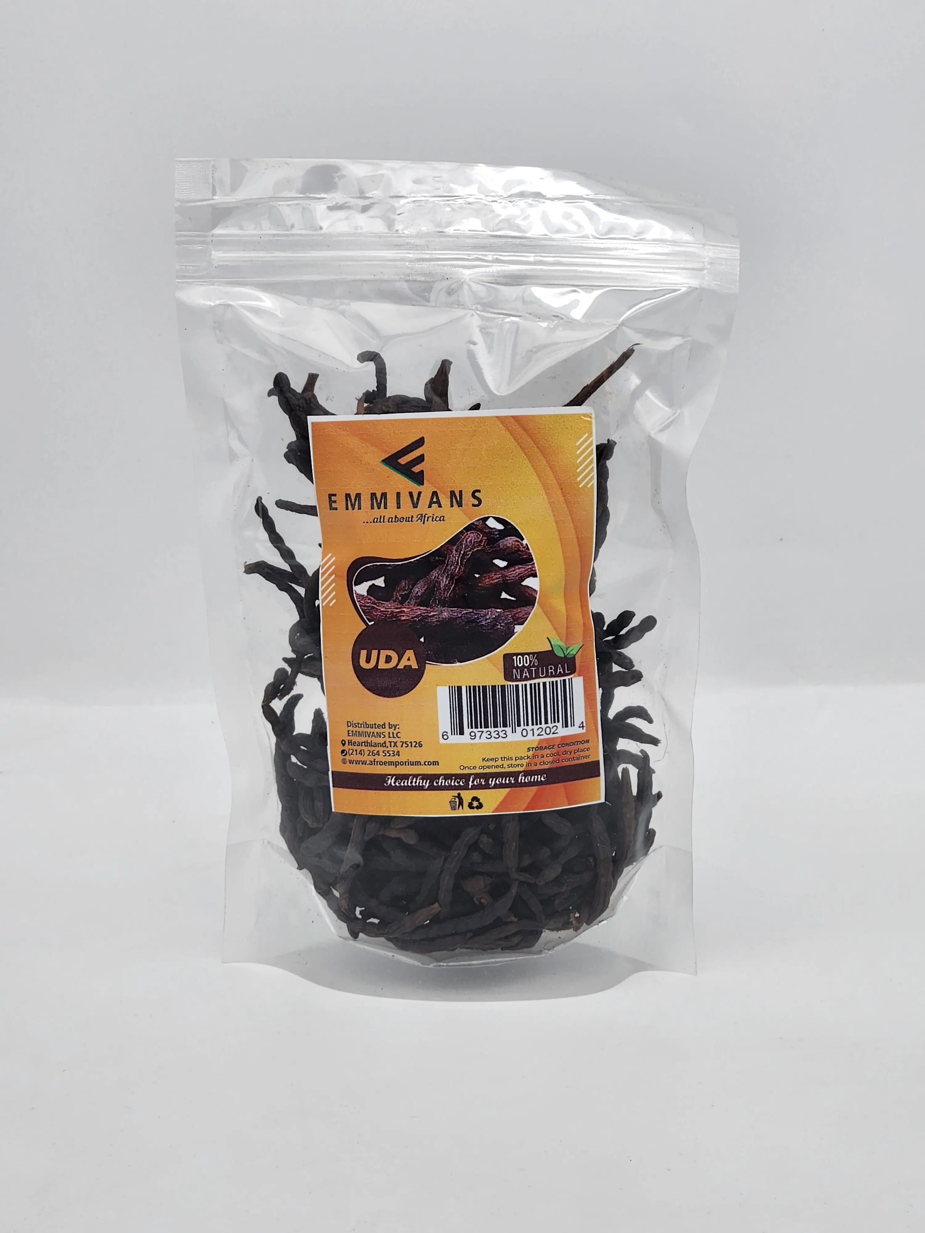 Emmivans Uda Pods ,Grains Of Selim, African Spices, Xylopia Aethiopica , Uda Spice , Hwentia , 2oz All Natural Flavor Soup Taffy