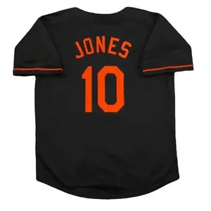 Adam Jones Baltimore Baseball Jersey, Classic Black & Orange #10 Design, Perfect Gift for Baseball Fans